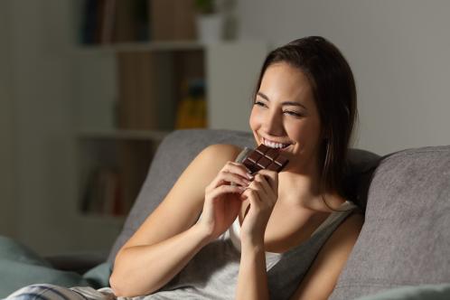 Chocolat - réconfort - bien être - manger